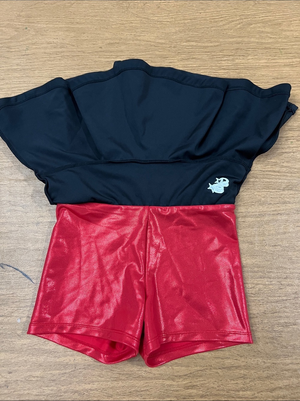 Glitter Starz cheer skirt black/red size JXS - Picture 5 of 8